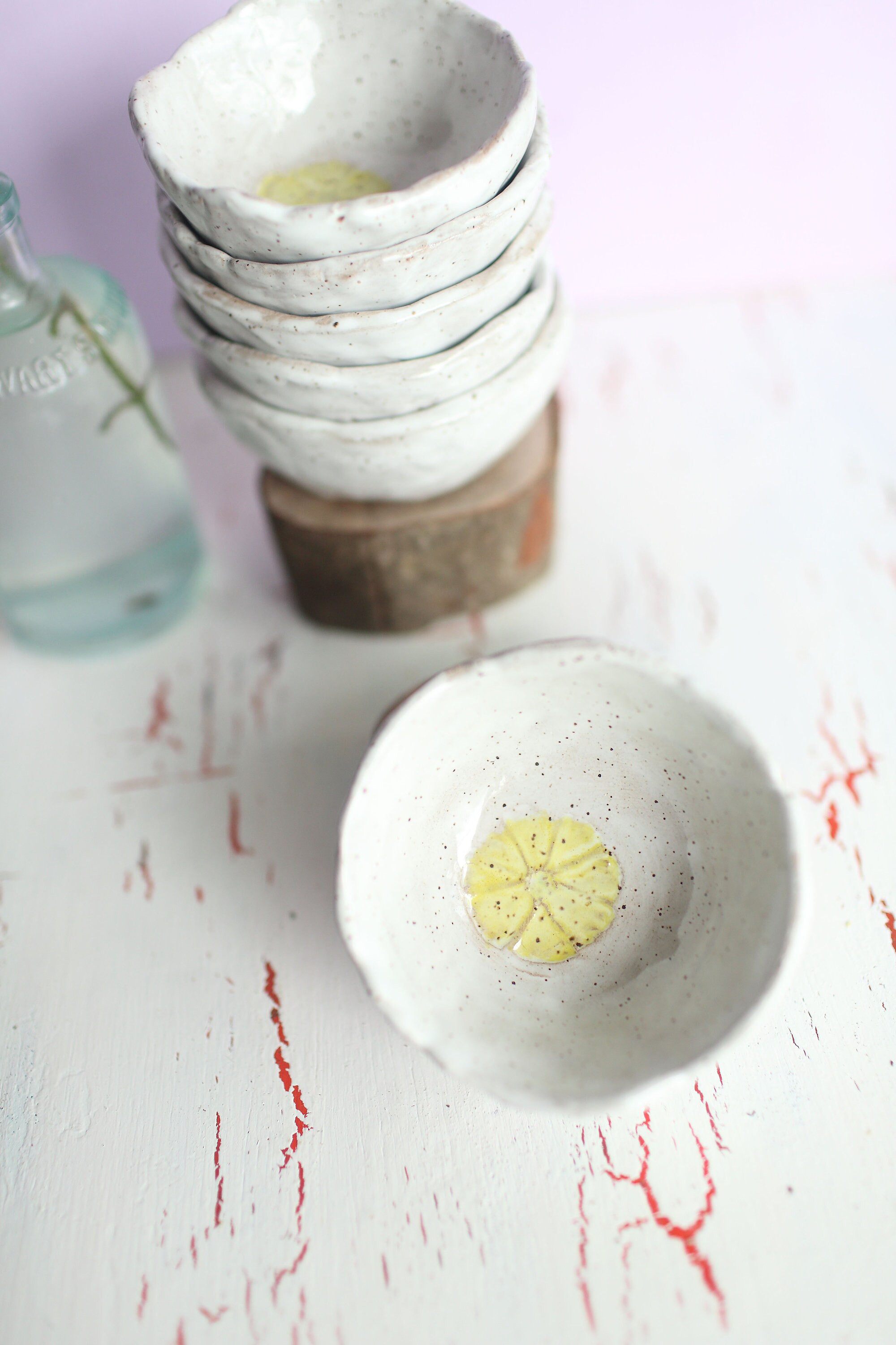 Lemon Snack Bowls Set of Two Lemon Bowls Kitchen Ramekins Etsy