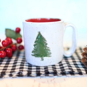 Christmas Tree Mug Ceramic Holiday Coffee Mug image 5