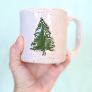 Christmas Tree Mug Ceramic Holiday Coffee Mug image 4