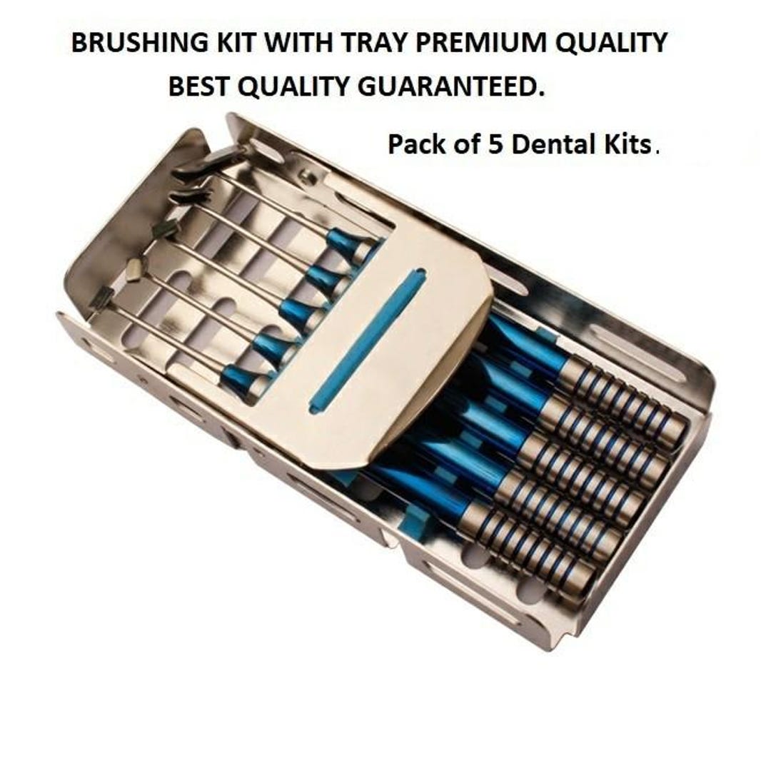Soft Brushing Kit With Titanium Coated Dental Implant Instruments ...