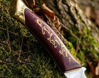 Handgjort Hadhafang-svärd: Arwen Evenstar Elvreplika – Rings of Power Prop Sword