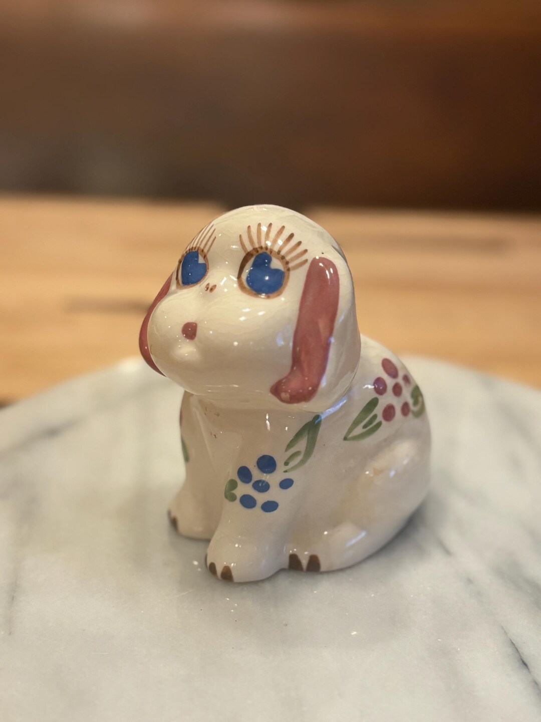 Block Pottery California Dog Figurine/planter. 5”x4” - Etsy