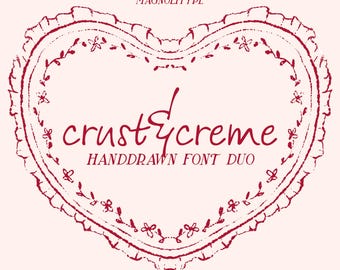 Whimsical Handwritten Font Duo for Wedding Invitations, Posters Script Font and All Caps