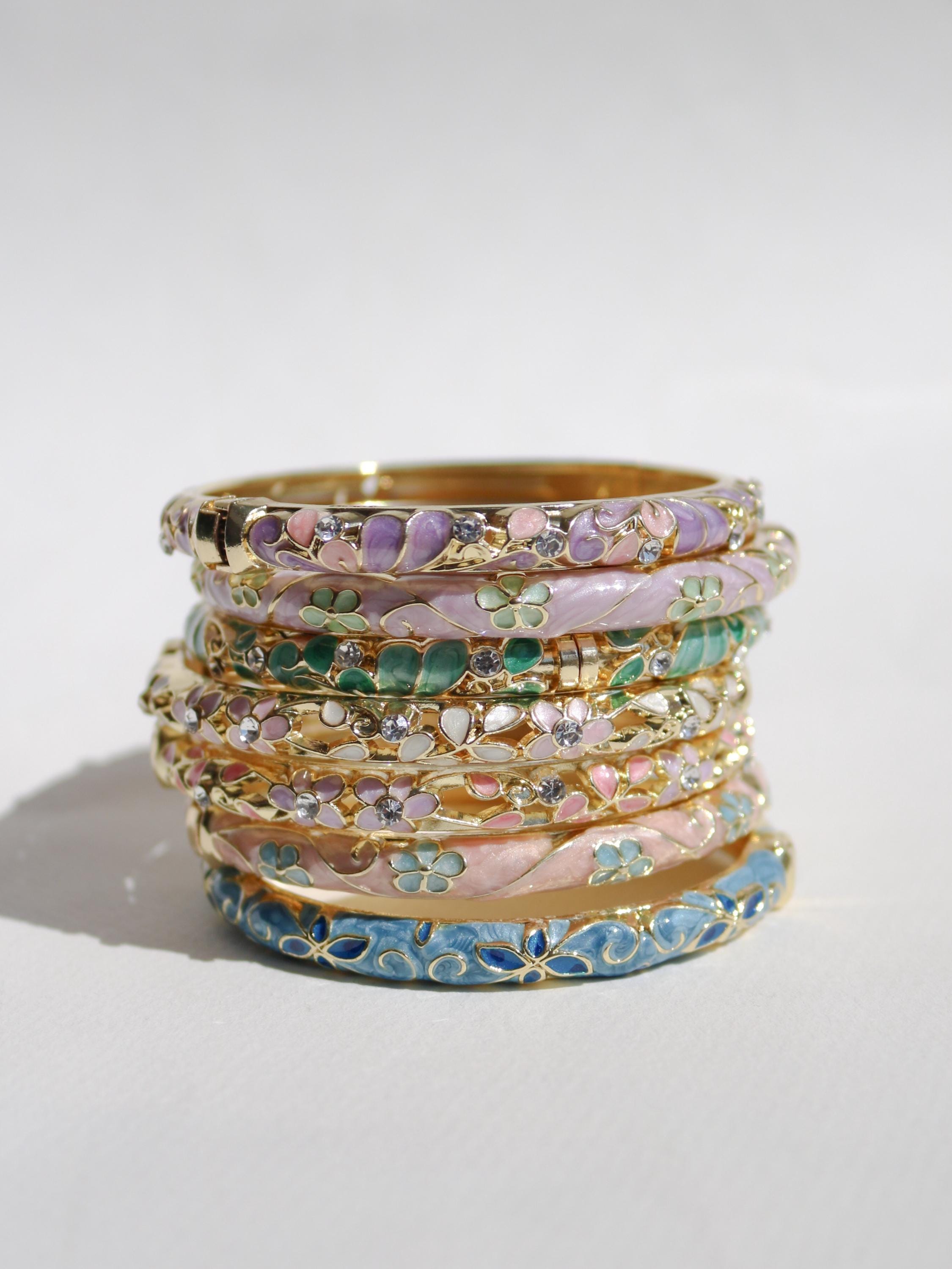 Braccialetto Boho semplice ed elegante in oro da 8 mm di larghezza, bracciale rigido in oro piramidale, bracciale in argento/oro, gioielli in oro da donna, regalo per donna - Italia