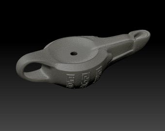 Oil Lamp Uncharted 2 - 3D Model