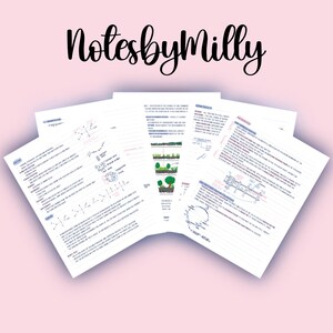 AQA A-Level Biology Complete Notes PDF | Year 12 & 13 Revision Guide | Full Specification, Exam-Focused Study Resource