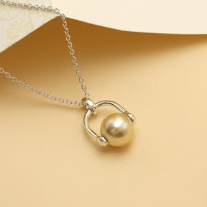 Handamde Pearl Bead Necklace, Dainty Pearls Station Necklace, Pearl Chain Necklace, Real Pearls Jewelry, Wedding Jewelry, Bridesmaid Gift