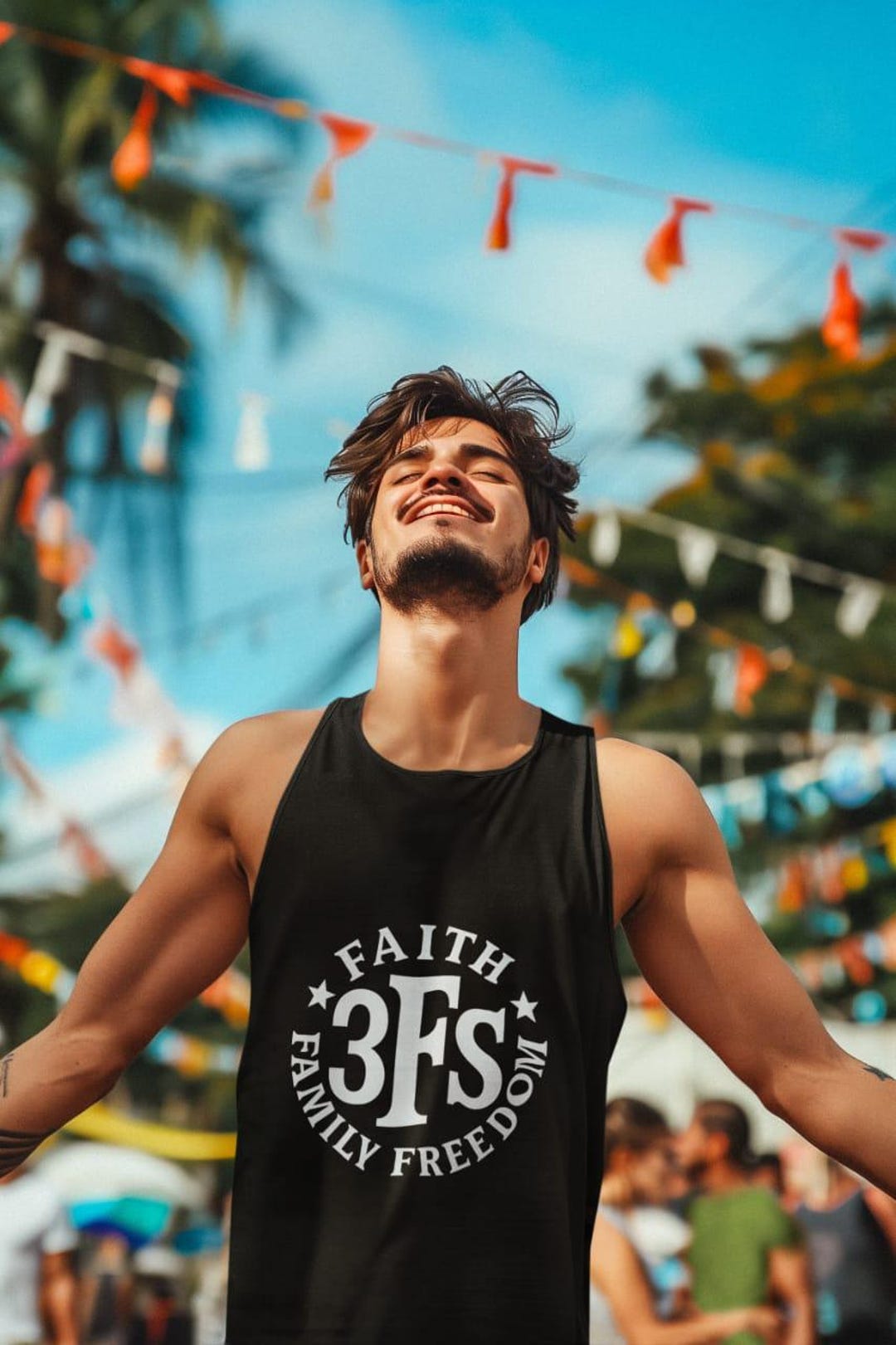 3fs Logo Men’s Premium Tank Top - Etsy
