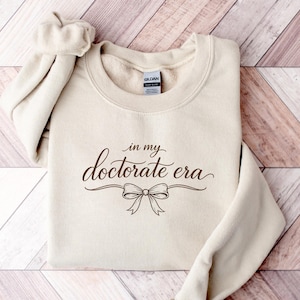 In My Doctorate Era PNG, PhD Graduation Design, Doctoral Student Graphic Tee, Future Doctor Gift Shirt PNG Download
