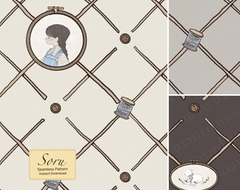 Papel digital imprimible con patrón de cuadrícula de costura de diamantes sin costuras para proyectos de manualidades de papel tapiz de tela