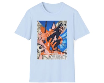 Art Against Lethal Artificial Intelligence T-Shirt | Original Paper Collage Made by Hand