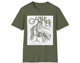 CROW GANSETT T-Shirt | Original Pen and Ink Illustration, Signed and Dated by Artist, Clothing, *No Artificial Intelligence*