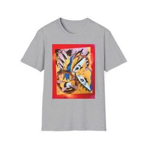 Art Against Lethal Artificial Intelligence T-Shirt | Original Paper Collage Made by Hand