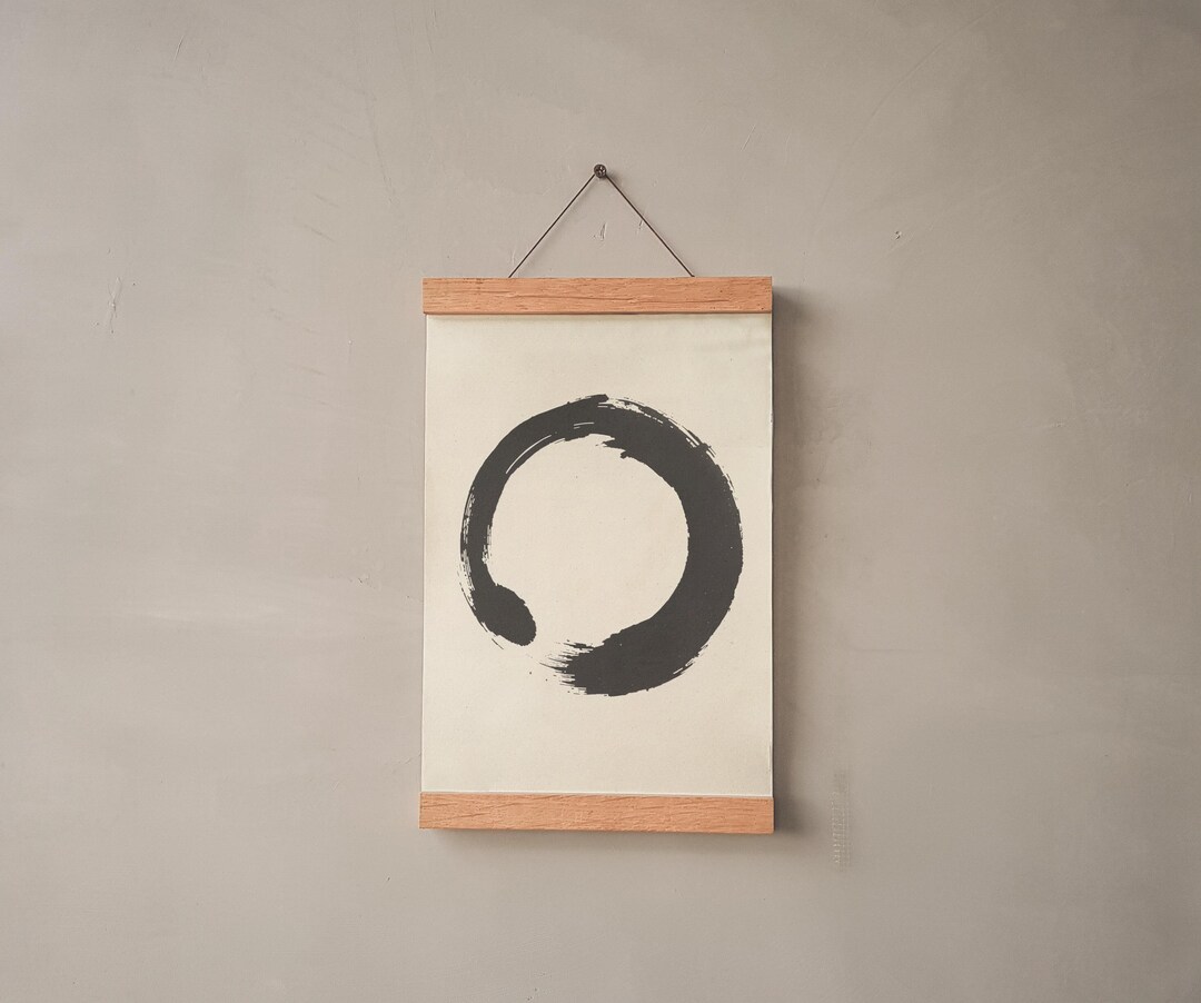 Enso Circle - Zen Meditation Wall Art Print - Etsy