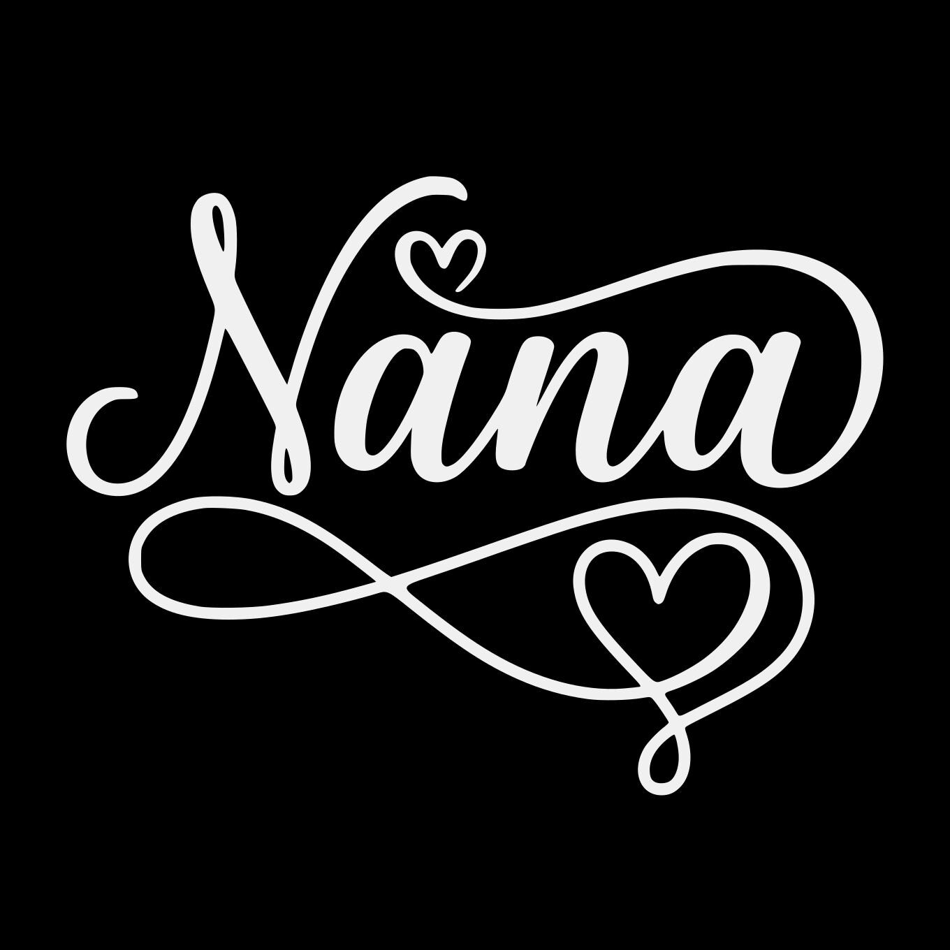 Nana Script Svg - Etsy