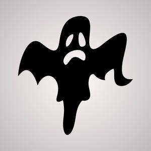 Ghost SVG, Halloween Ghost PNG, Scary Spirit Clipart, Haunted House Digital Cut File, Spooky Silhouette for Cricut