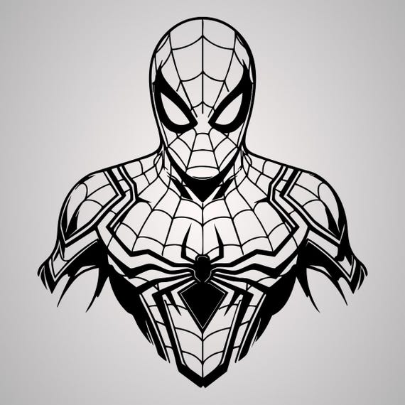 ソフビナル　スパイダーマン　白黒 透過能力を得た白黒の「スパイダーマン」が可動域抜群のアクション