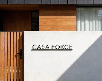 Outdoor House Name Plaque, Custom House Name Sign, House Name Sign, Casa Metal Sign, Outdoor House Signs, Housewarming Gift