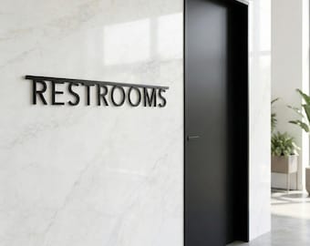 Steel Sign - Custom Door Sign - Office Metal Sign - Wall Room Signage - Decor Plate