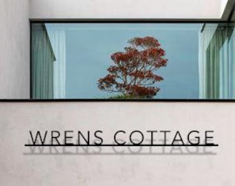 Rustic House Metal Sign - Personalized Name Plaque for Home Decor