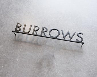 Custom Metal Sign, Personalized Decorative Outdoor Metal Signs, Customized Driveway Signs, Weatherproof Metal Signs