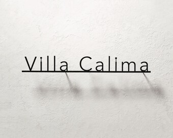 Personalized Metal Name Sign - Custom Metal Wall Art