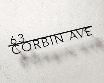 Rustic Metal Name Sign | Unique Home Decor Gift