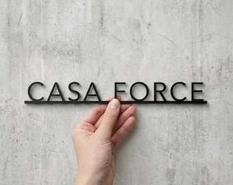 Custom House Number, Address Street Name, Modern Metal House Number Sign, Modern House Number, Metal Street Name, Housewarming Gift