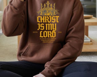 Custom bible verse hoodie | Christian hoodie | Jesus hoodie | daughter of the king | faith over fear