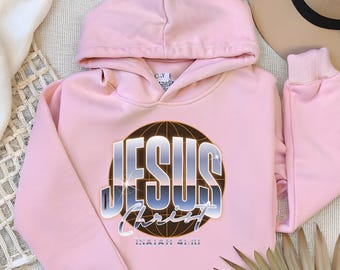 Personalised Jesus Hoodie | Trust in the Lord | Oversized Hoodie | God is Good | Bible Verse Hoodie