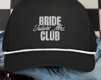 personalized bride puff embroidered baseball cap | custom baseball hat | future mrs | Gift for her
