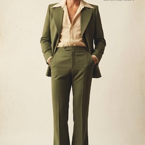 70年代のフレアスーツ - Etsy 日本
