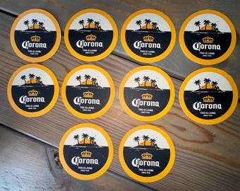 10 Corona Beer Mats -  For  Home Bar / Pub Experience