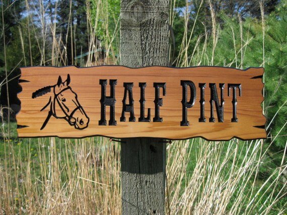 Horse Stall Signs Custom Stable Signs Personalized Wooden Etsy