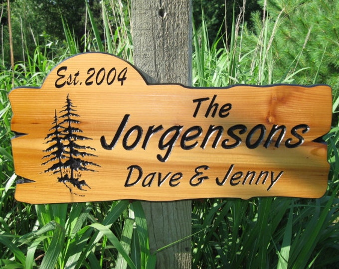 Custom Wooden Signs Custom Campsite Signs Personalized Etsy
