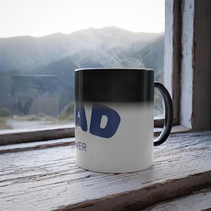 Farblegende Tasse, 11 Unzen - Bester Vater aller Zeiten, Vatertagsgeschenk, Kaffeetasse, Geburtstagsgeschenk, wärmeempfindliche Tasse, Geschenk für ihn