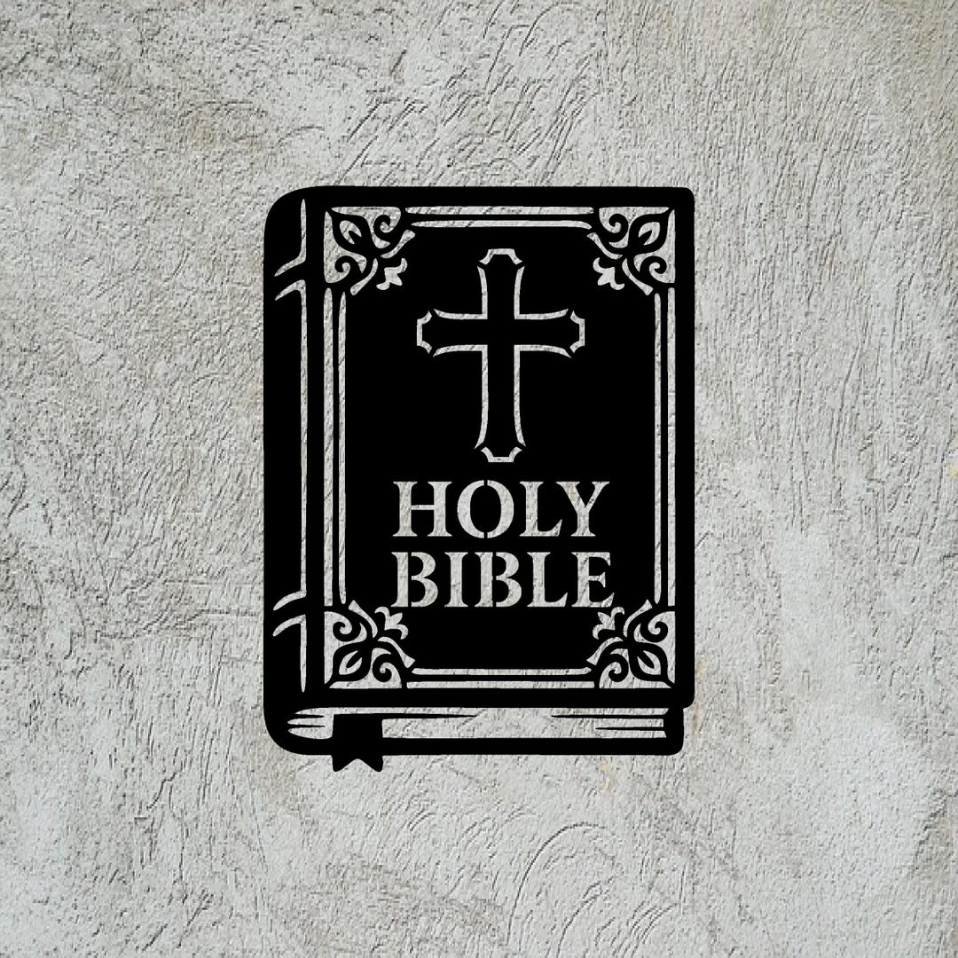 Holy Bible Vector, Laser Cut CNC Design (svg, Pdf, Cdr, Dxf) - Etsy