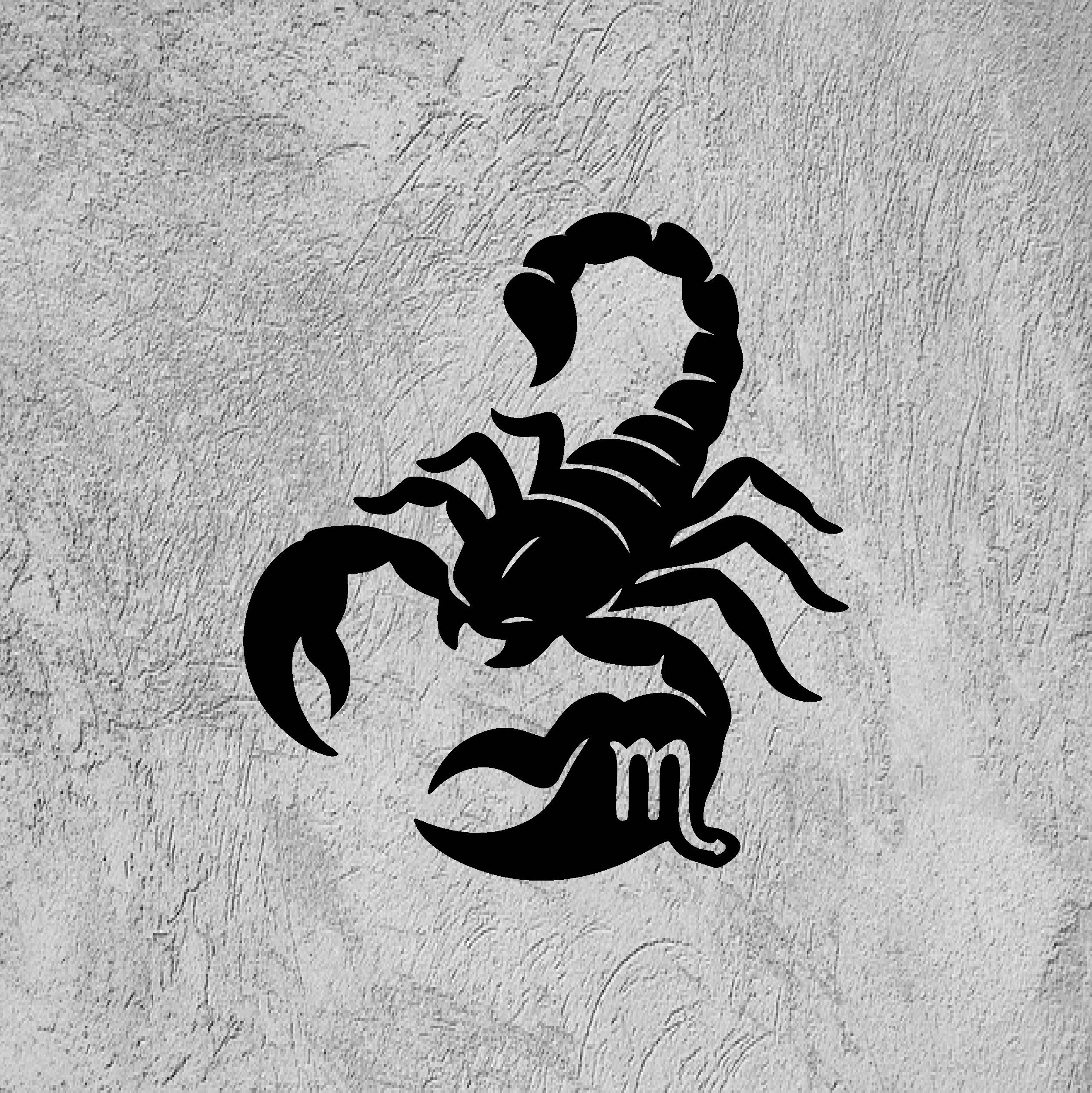Zodiac Scorpio Sign Vector | Astrology Symbol DXF SVG Files for