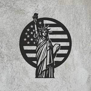Statue of Liberty Vector • svg dxf pdf cdr