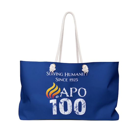 APO 100 Weekender Bag - Inspirational Travel Tote, Perfect for Weekend Getaways, Bed & Breakfasts, Sports Events, College Students