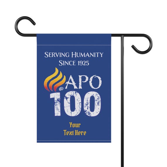 Personalized APO Garden Banner - Custom Outdoor Flag, Garden Décor, Housewarming Gift, Centennial Souvenir, Family Name Garden Sign