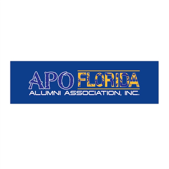 Alumni Bumper Stickers, Proud AP Florida Car Decals, College Spirit Stickers, Custom Car Accessories, Fun Vehicle Decor