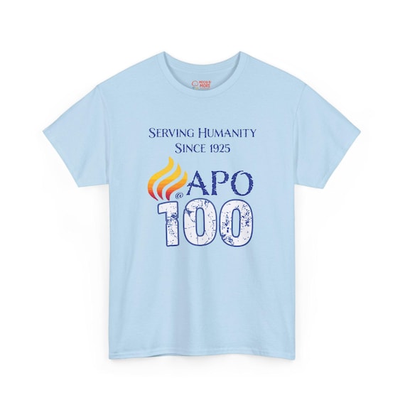 APO 100 Centennial Celebration T-Shirt - APO Unisex Cotton Tee, Commemorative Fraternity Apparel, APO Souvenir Shirt, Gift for Him/Her