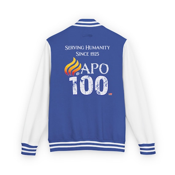 APO 100 Unisex Letterman Jacket - Customizable Heavyweight Varsity Coat, Centennial Apparel, Team Spirit Gift, Outerwear for Men/Women