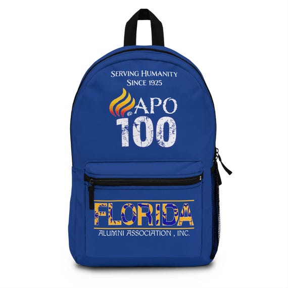 APO Florida 100th Anniversary Backpack - Alumni Gift, School, Travel Bag, Commemorative Event Gear, Souvenir