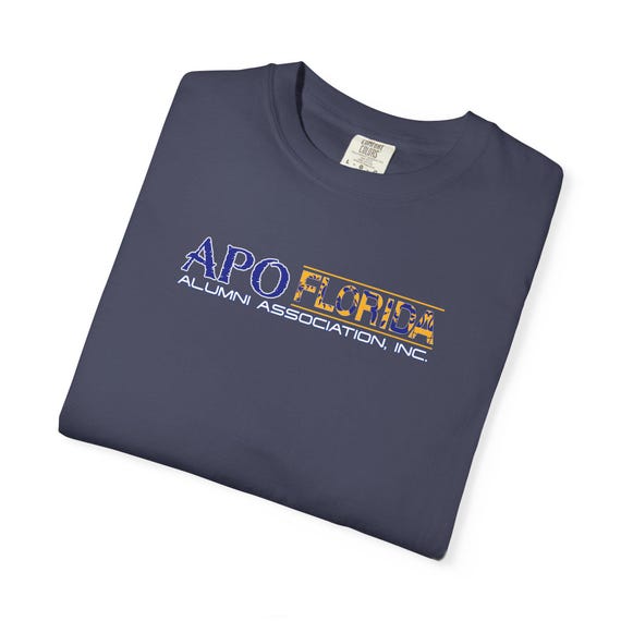 APO Florida Unisex T-Shirt - APO Alumni  Apparel, Comfortable Garment-Dyed Summer Tee, Casual Graphic Shirt, Gift for Him or Her