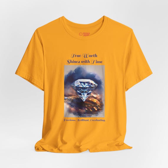 Shine Bright Unisex Tee: Inspirational Art, Motivational Gift, Casual Wear, APO Diamond shirt Unisex T-Shirt
