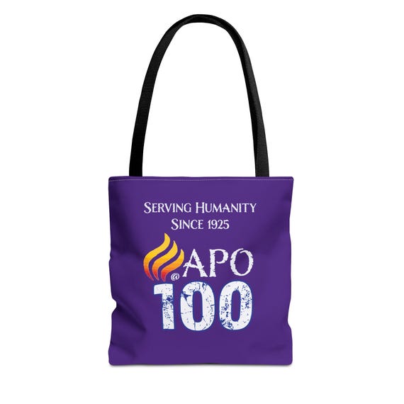 APO Centennial Tote Bag - Commemorative, Greek Life Essentials, Gift for Sorority Sisters, Souvenir