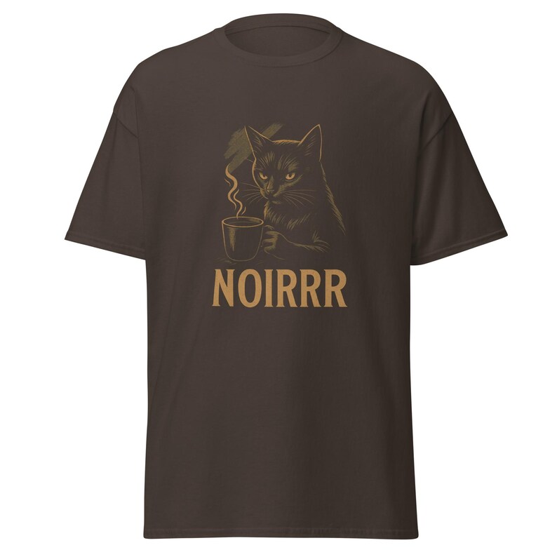 Cat NOIRRR: Unisex classic tee