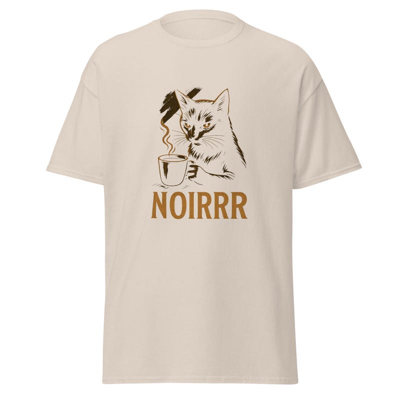 Cat NOIRRR: Unisex classic tee